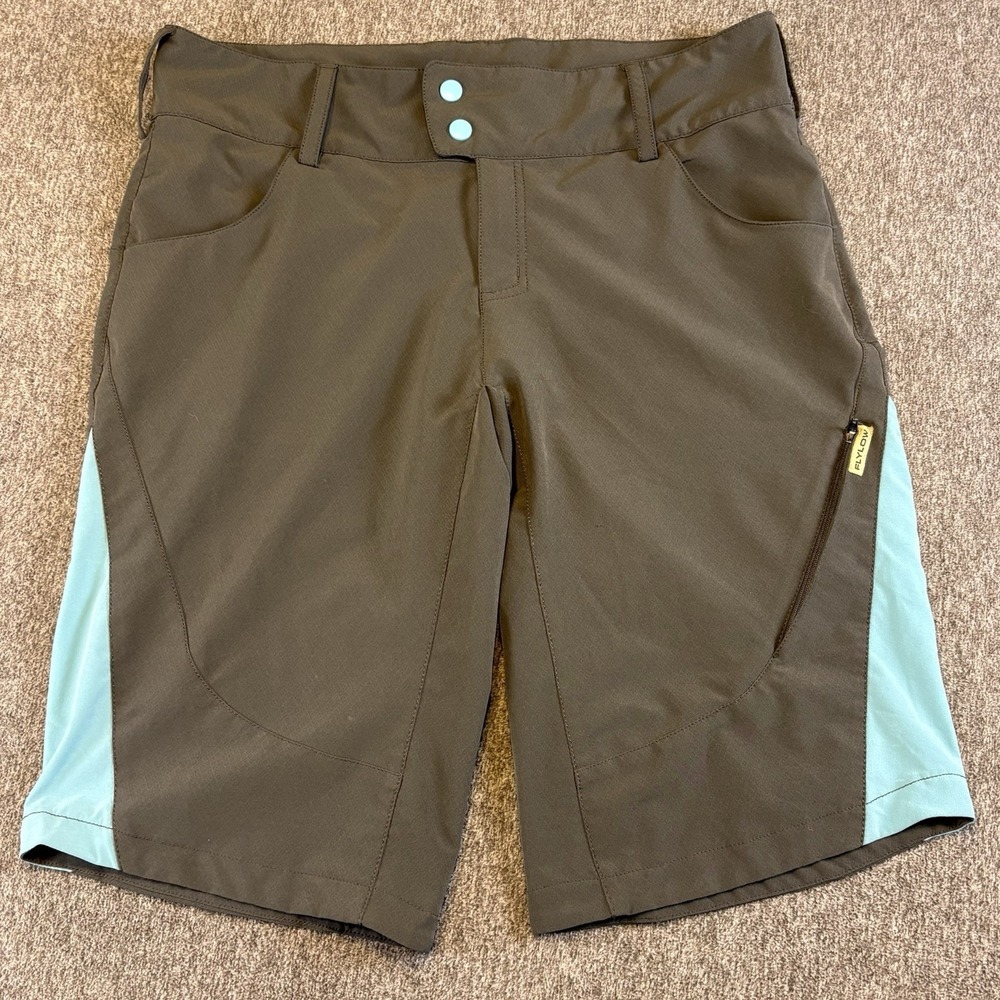 FLYLOW Shorts Mens Sz 30 Gray Stretch Board Trail Hiking Outdoor Mountain Bike‎
